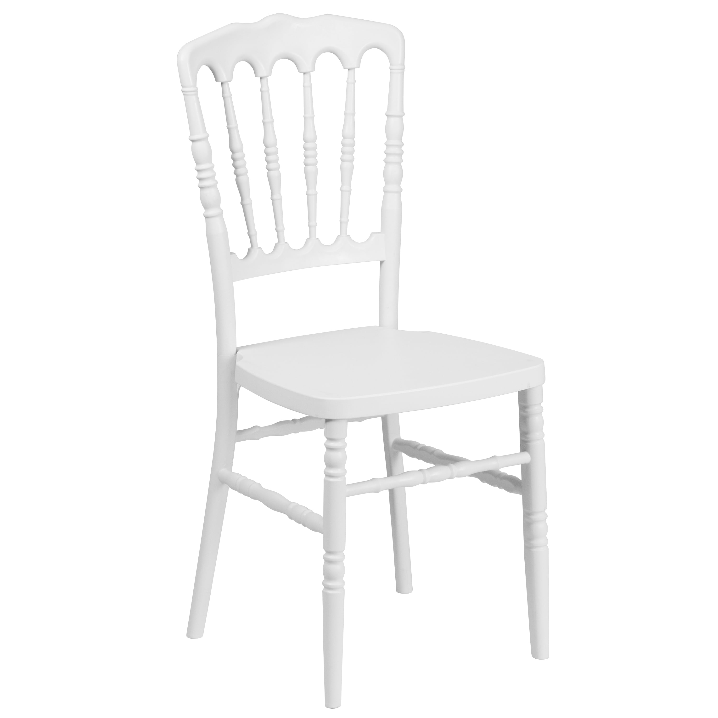 Resin Stacking Napoleon Chair-White