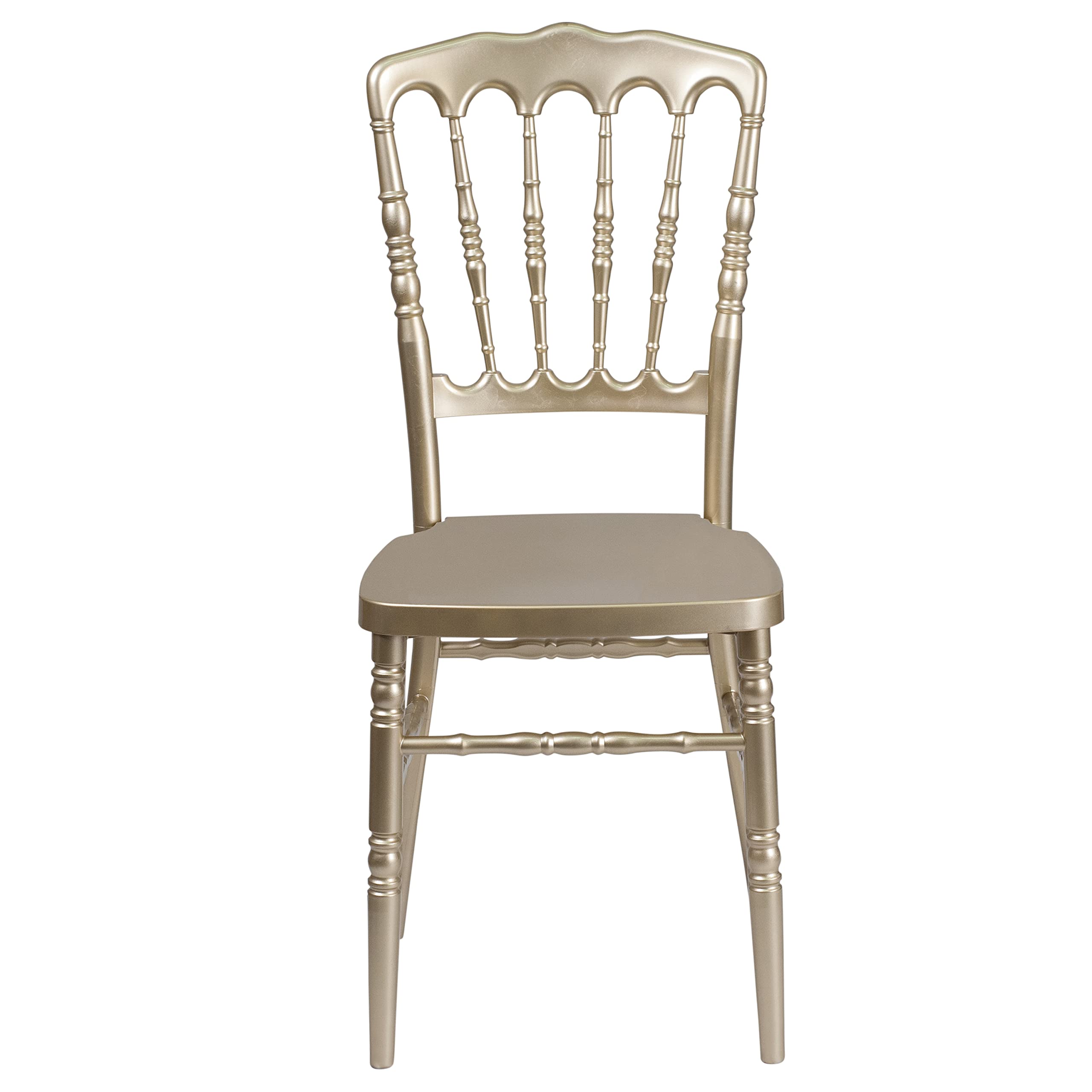 Resin Stacking Napoleon Chair-Gold