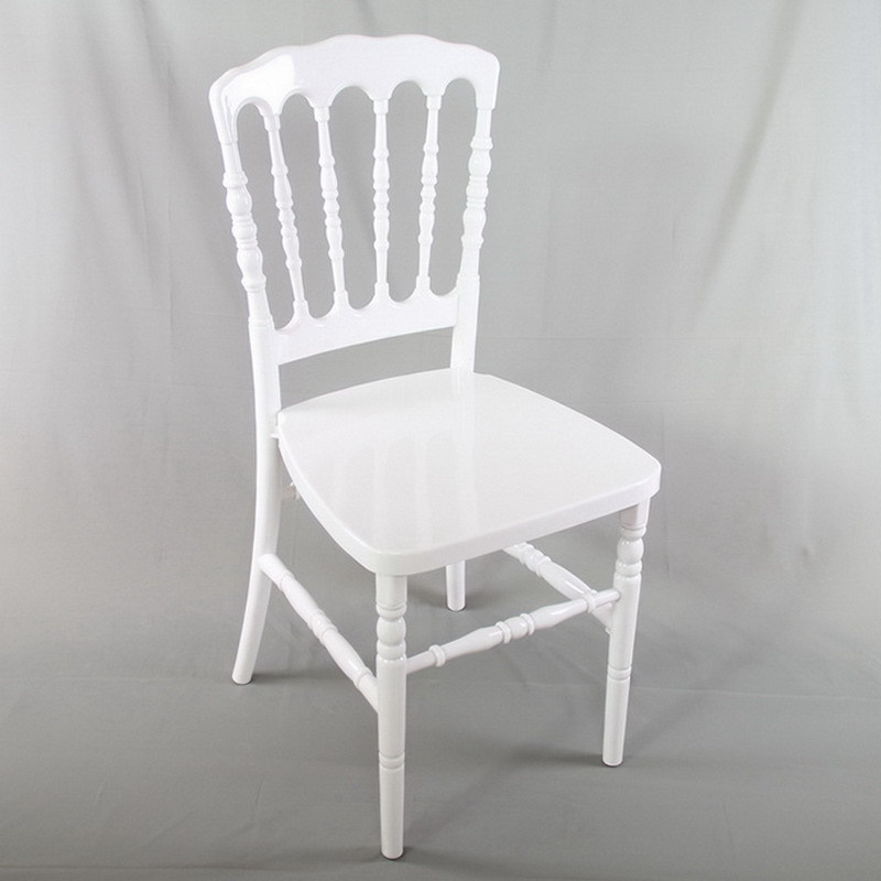 Resin Stacking Napoleon Chair-White