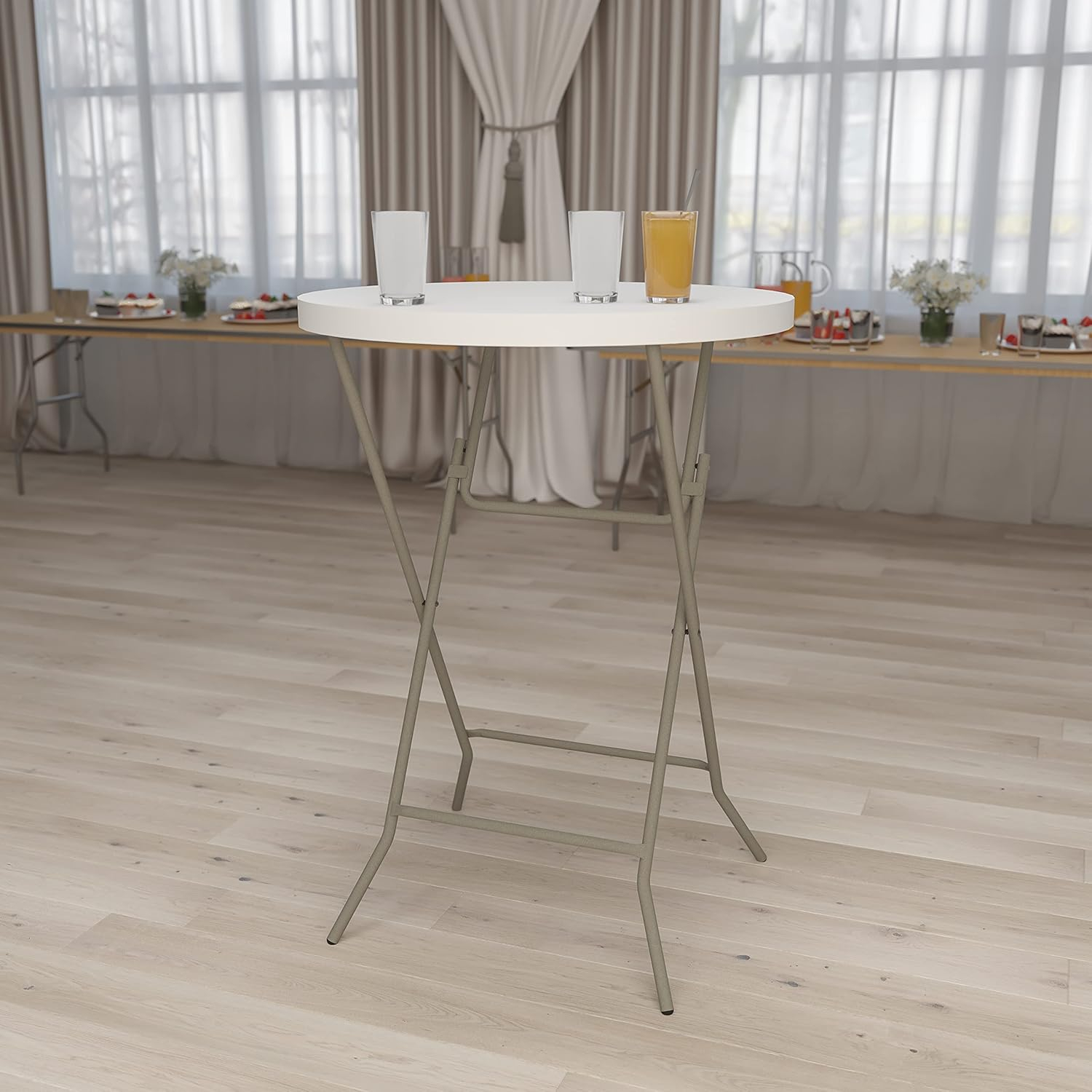 Round Plastic Folding Table