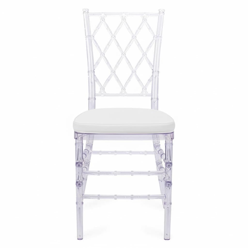 Acrylic Lattice-Back Chiavari Chair