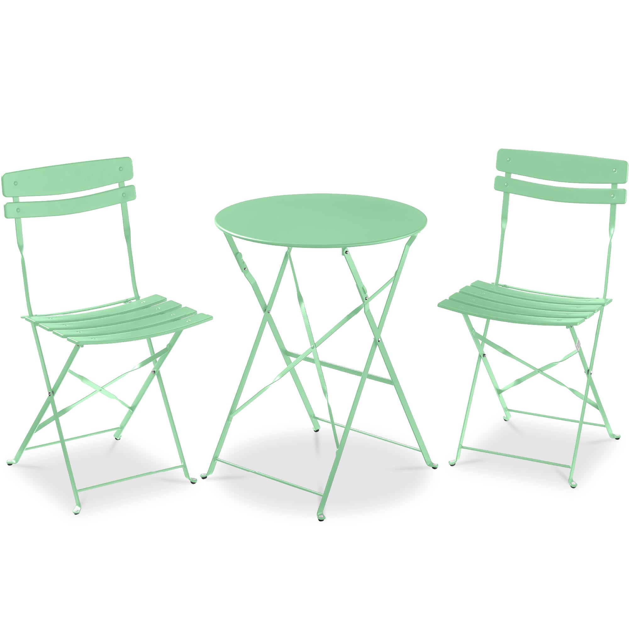 Metal Bistro Folding Table & Chair Set
