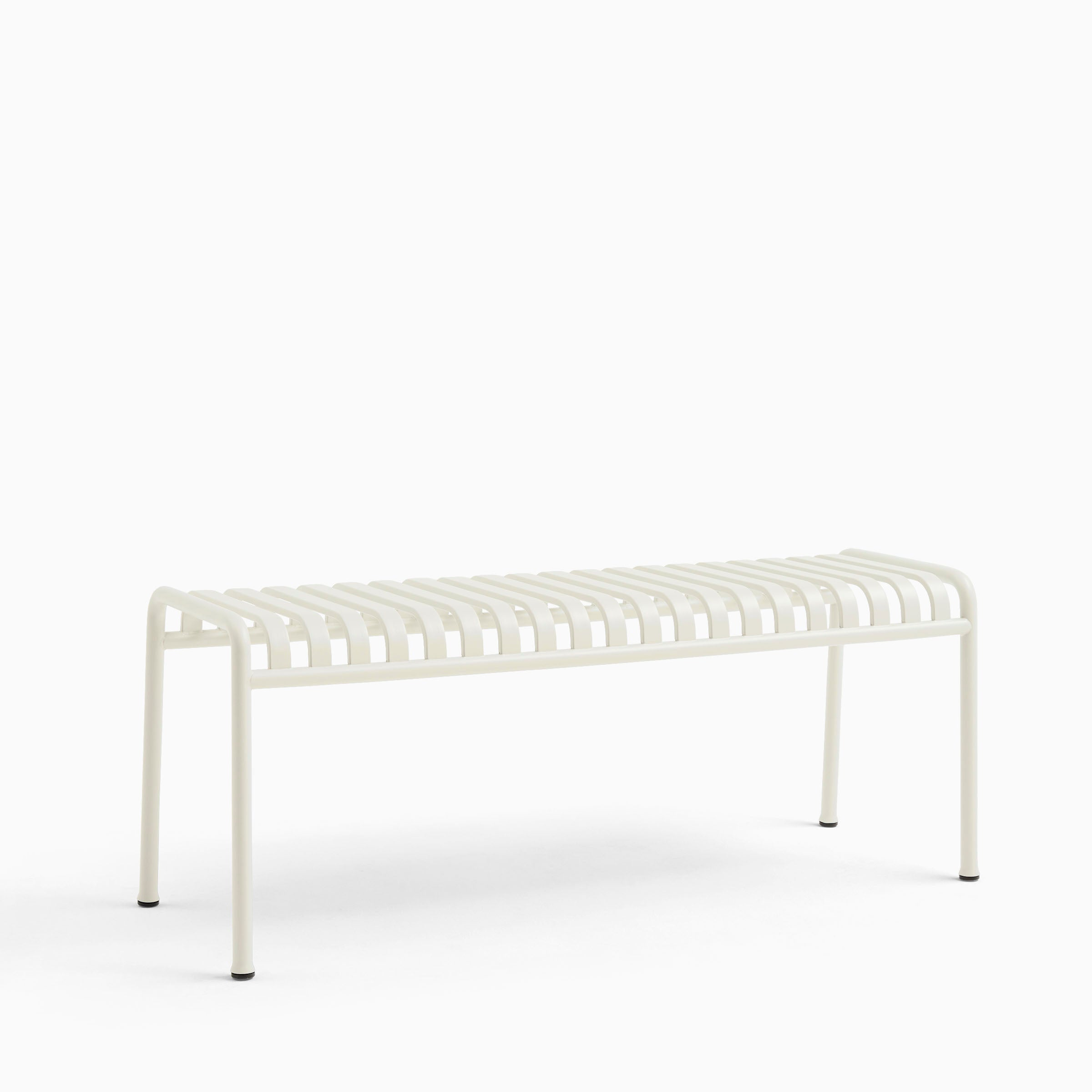 Metal Slatted Bench