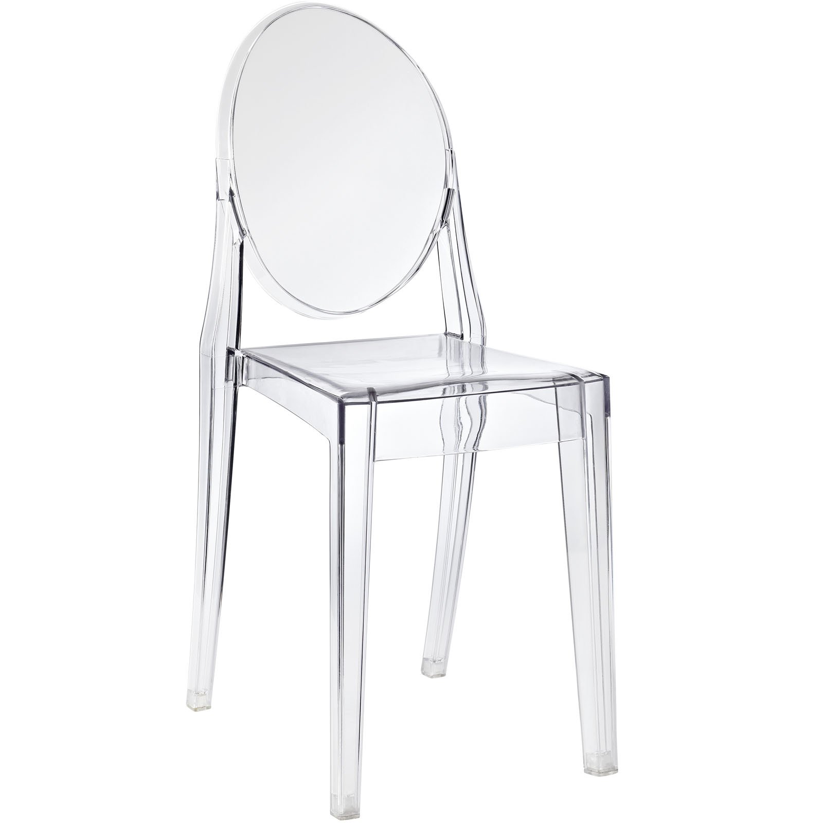 Resin Ghost Chair-Clear without Arms