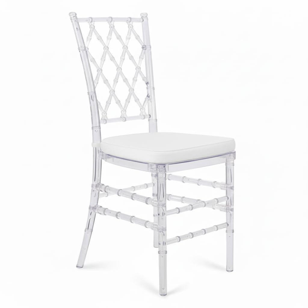 Acrylic Lattice-Back Chiavari Chair