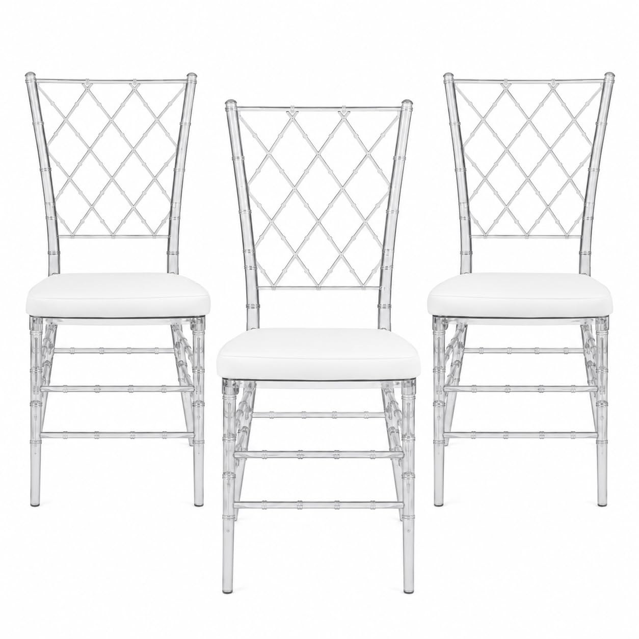 Acrylic Lattice-Back Chiavari Chair