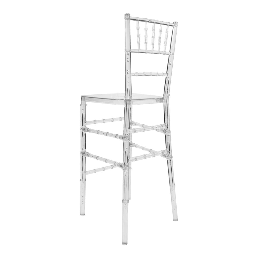 Clear Resin Chiavari Bar Stool