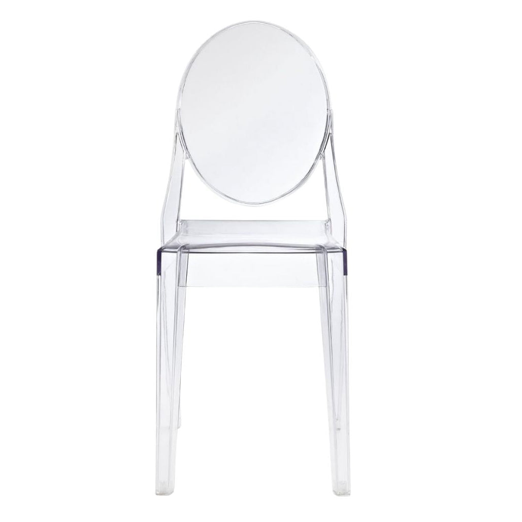 Resin Ghost Chair-Clear without Arms