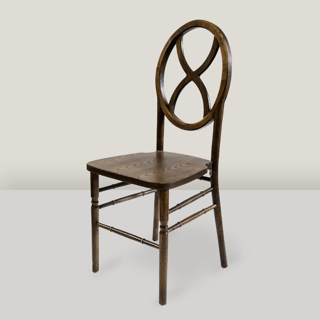 Mahogany Wood Cross-Back Phoenix Chair
