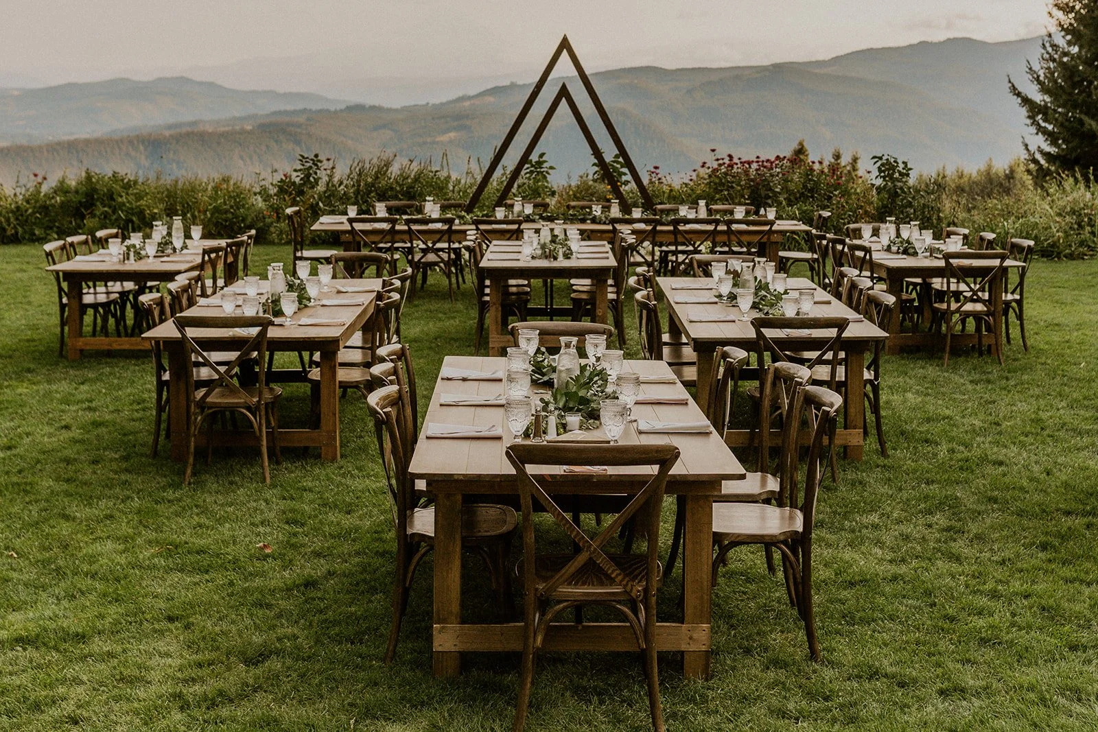 Farmhouse Wooden Dining Table