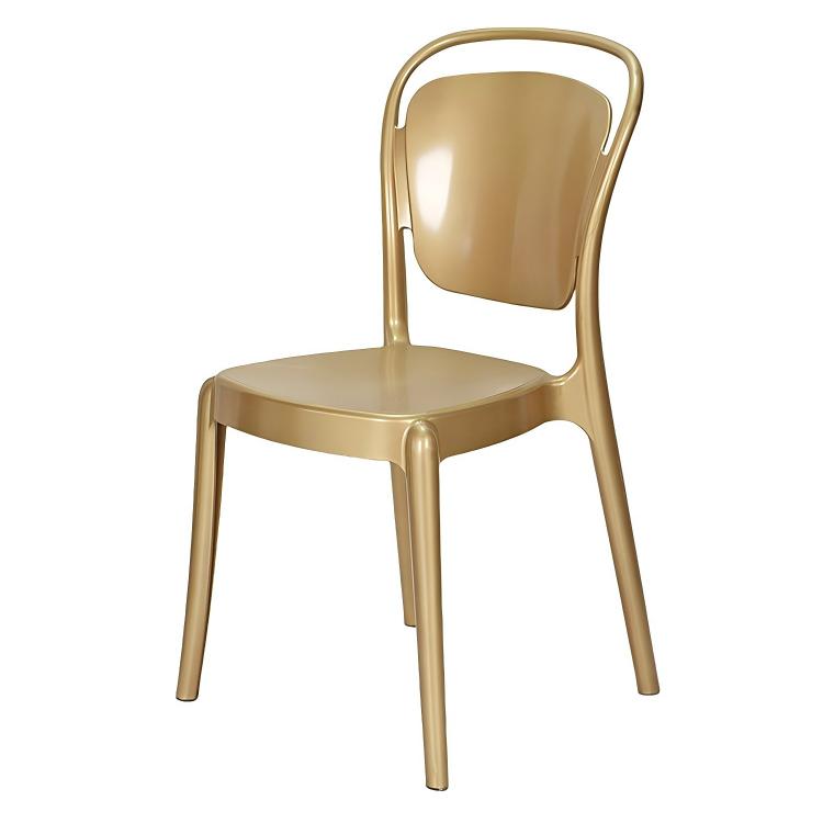 Gold PP Plastic Event Chair