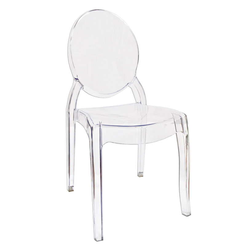 Resin Ghost Chair-Clear without Arms