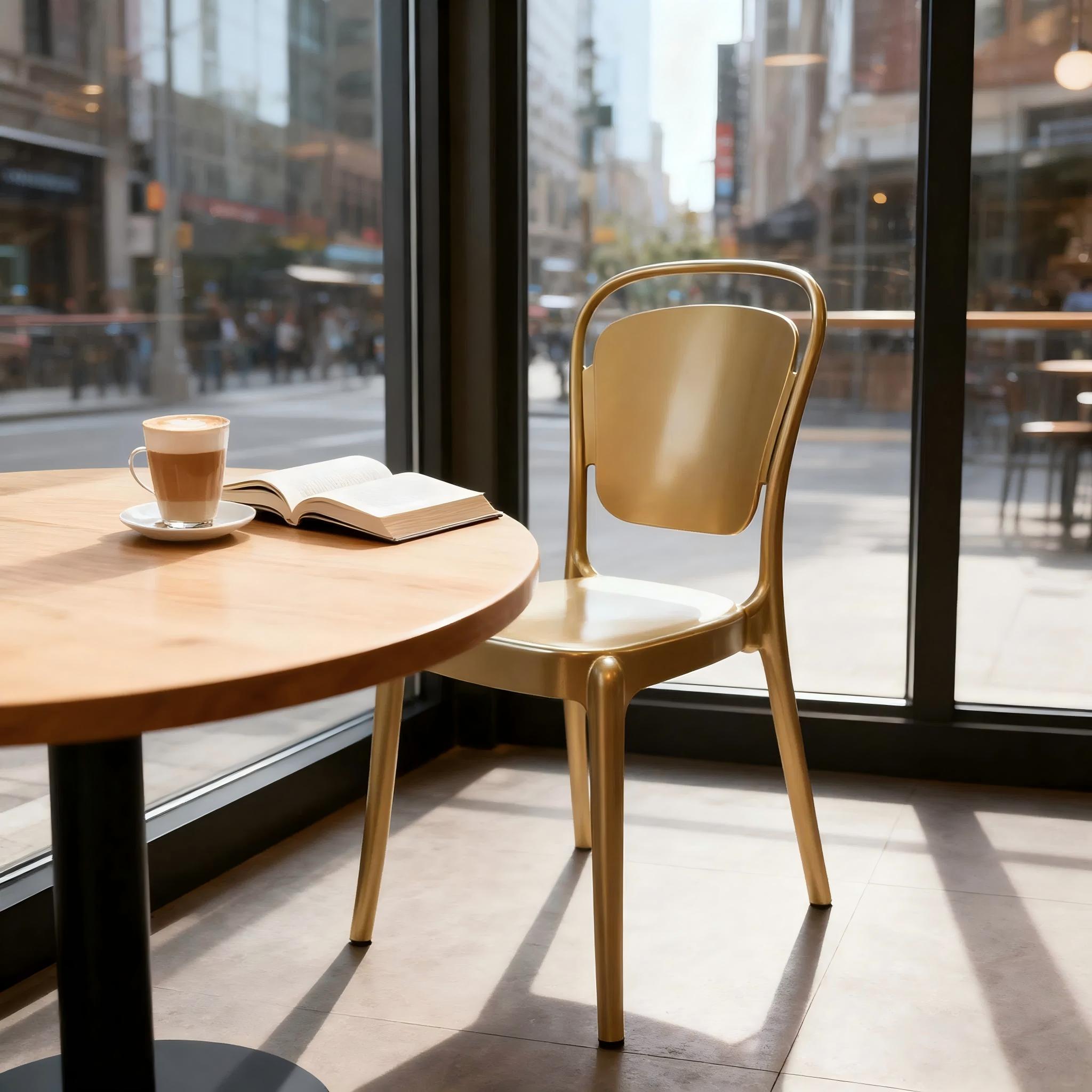 Gold PP Plastic Event Chair