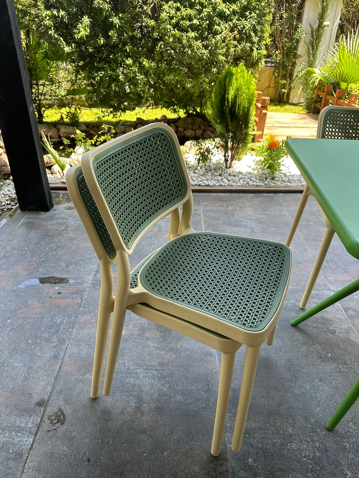 Resin & Rattan Chair
