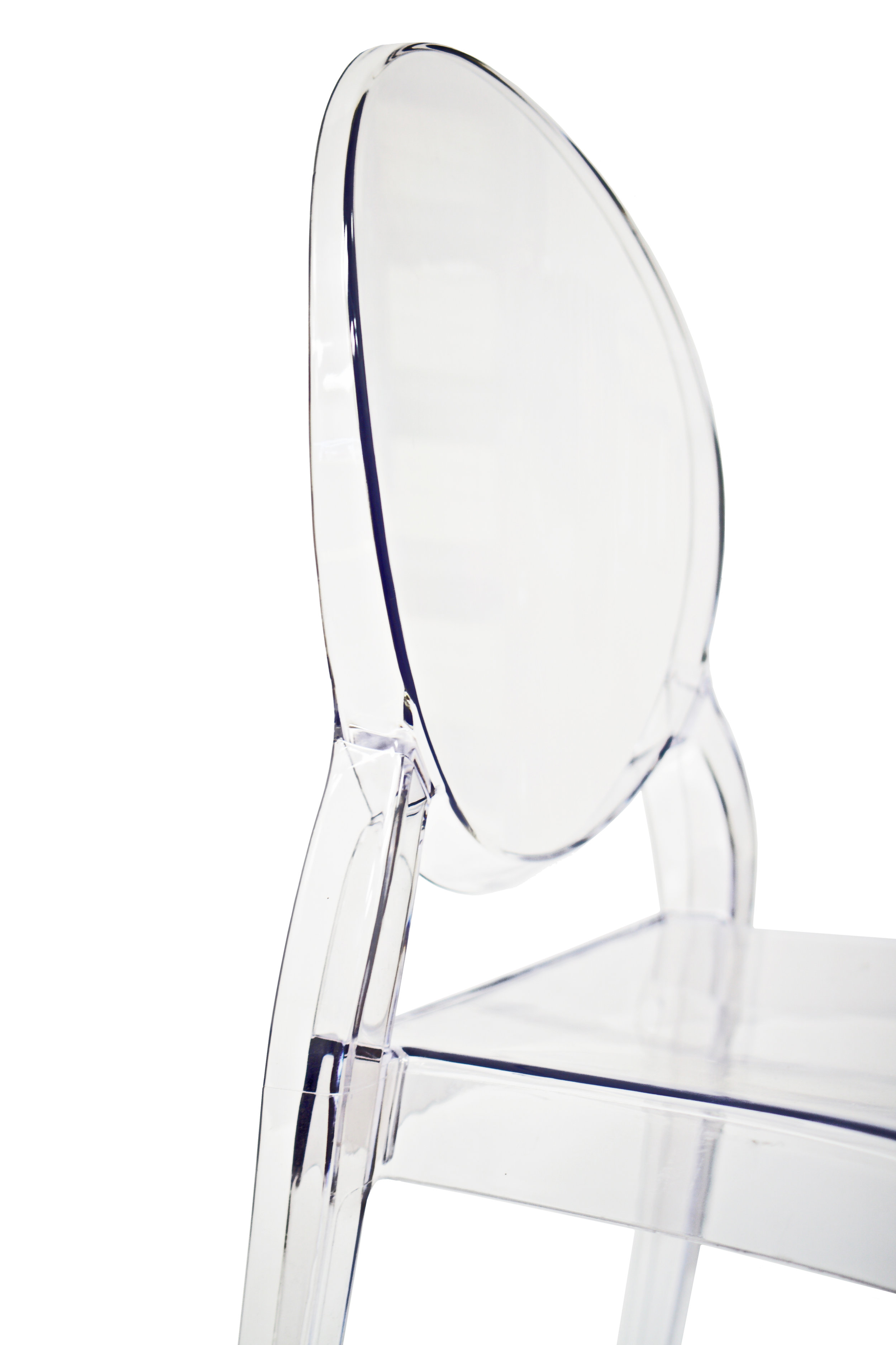 Resin Ghost Chair-Clear without Arms