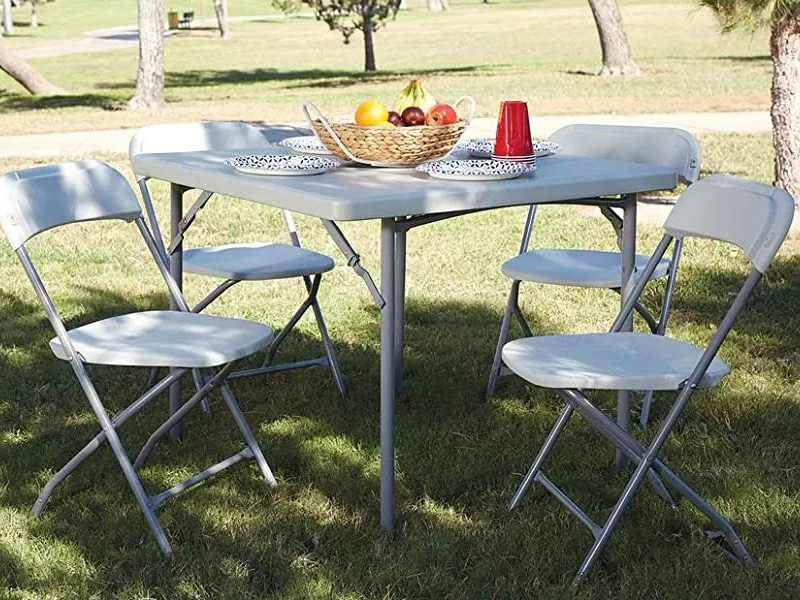 Rectangle Plastic Folding Table