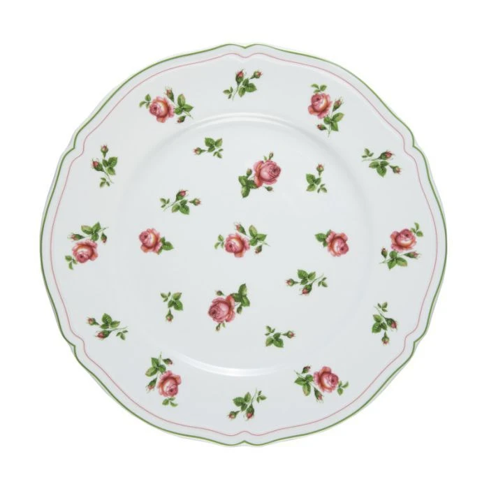 Collezione di piatti piani in porcellana Floral