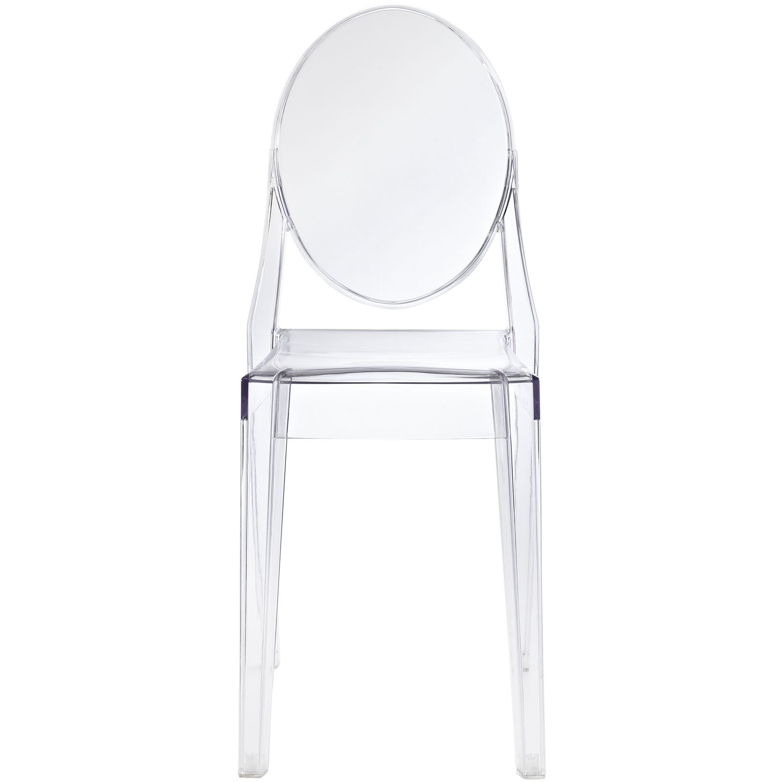 Resin Ghost Chair-Clear without Arms