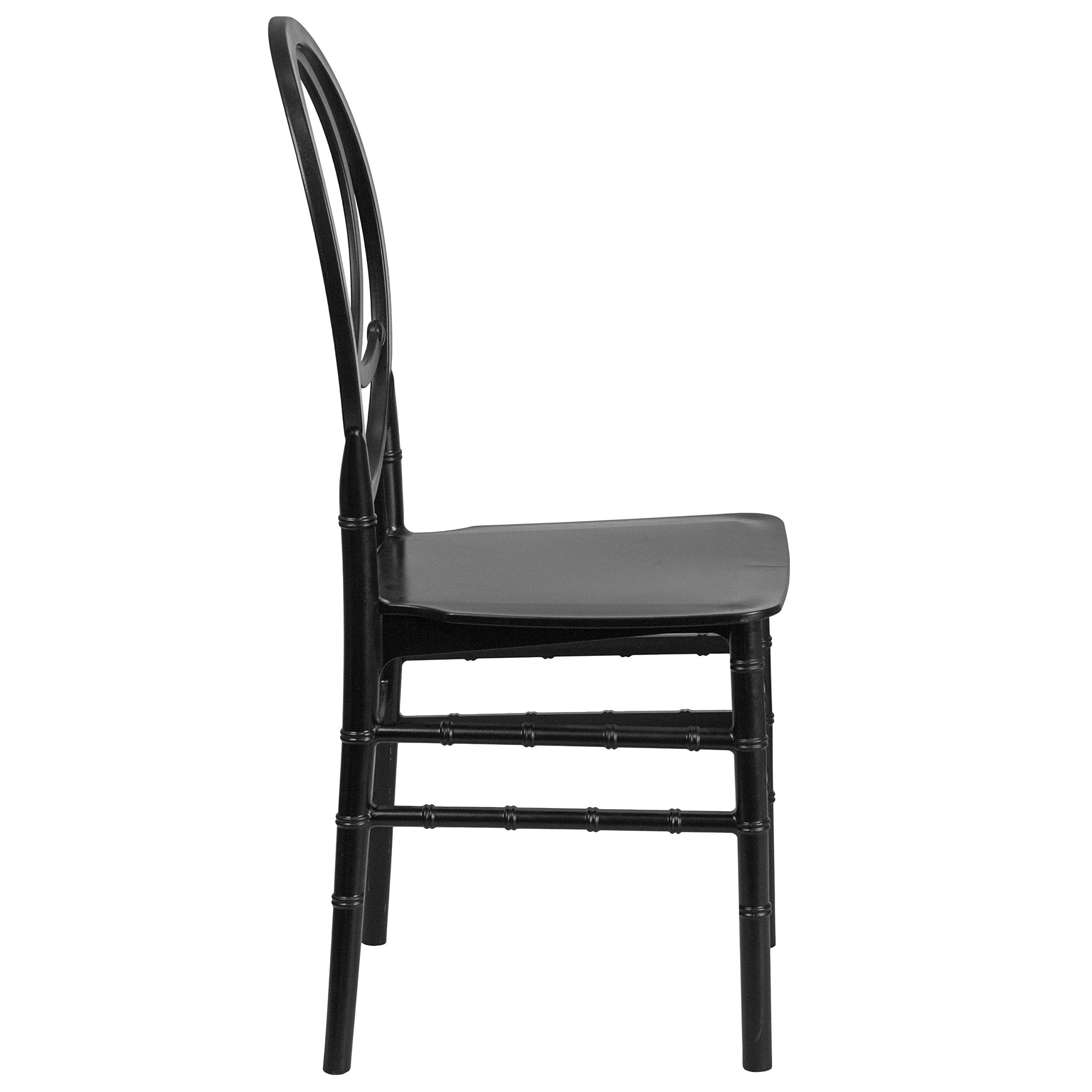 Sedia Phoenix in resina nera