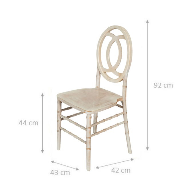 Wood Phoenix Chair-Washed Finish