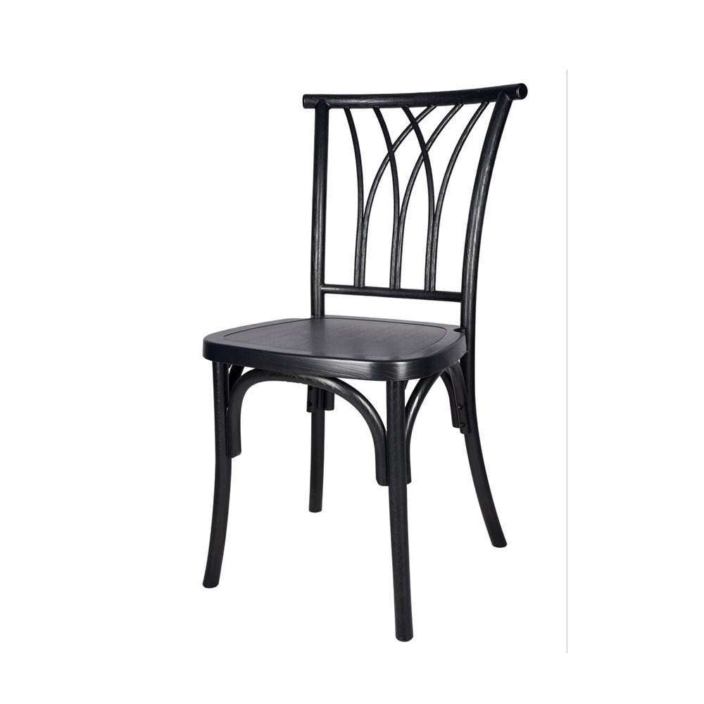 Black Resin Willow Chair