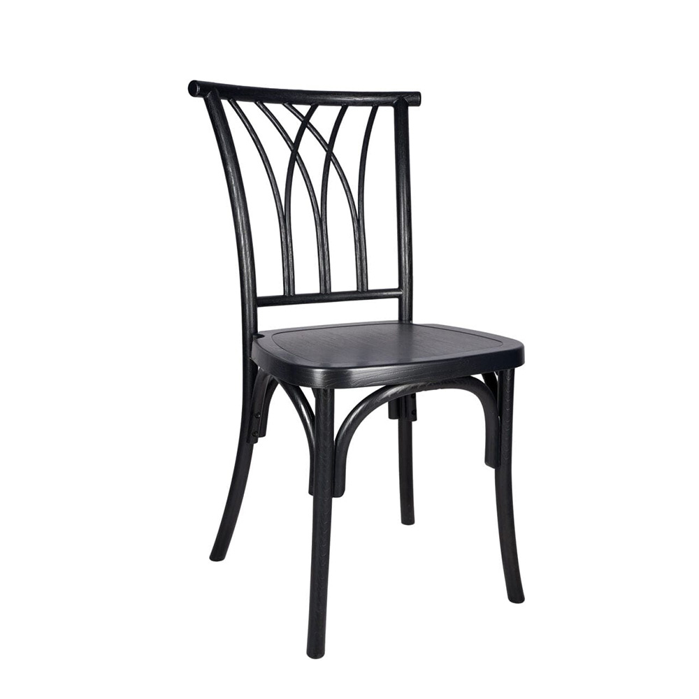 Black Resin Willow Chair