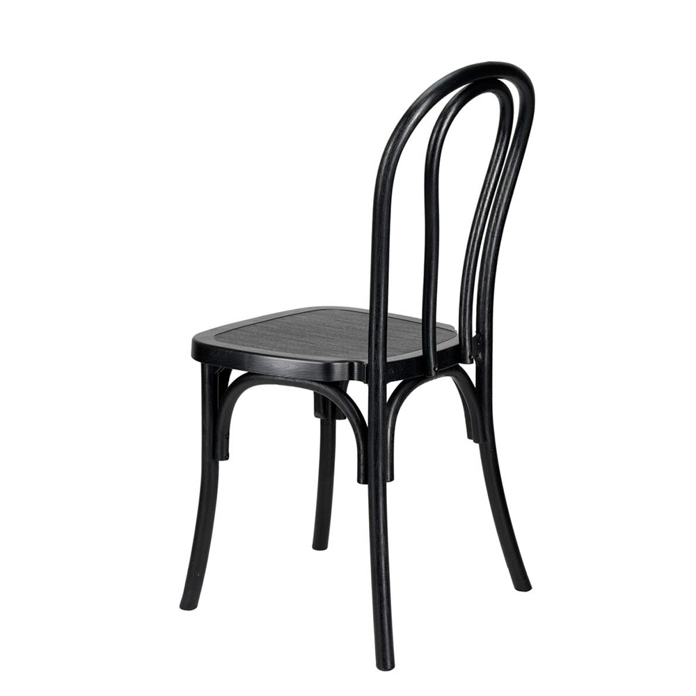 Black Resin Bentwood Chair