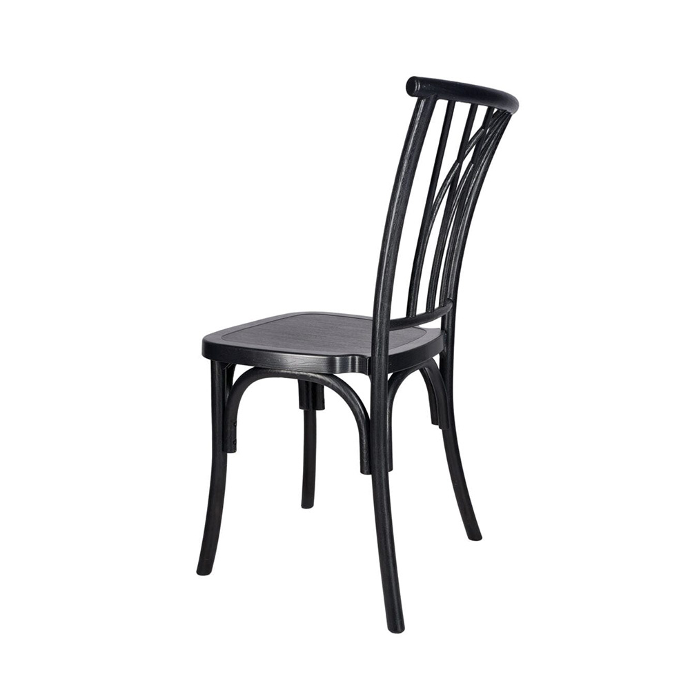 Black Resin Willow Chair