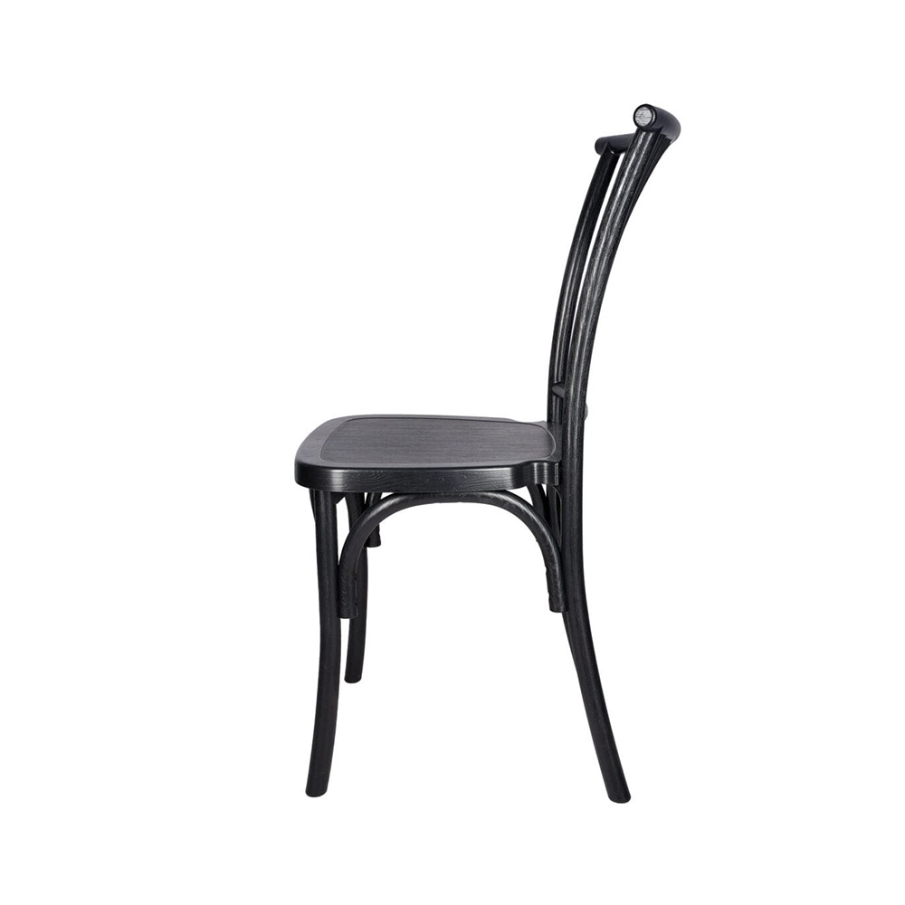 Black Resin Willow Chair