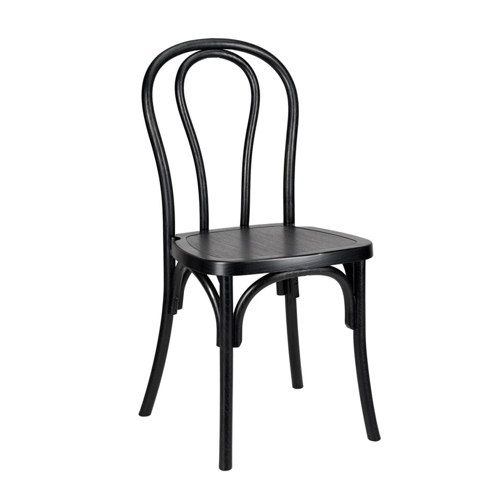 Black Resin Bentwood Chair