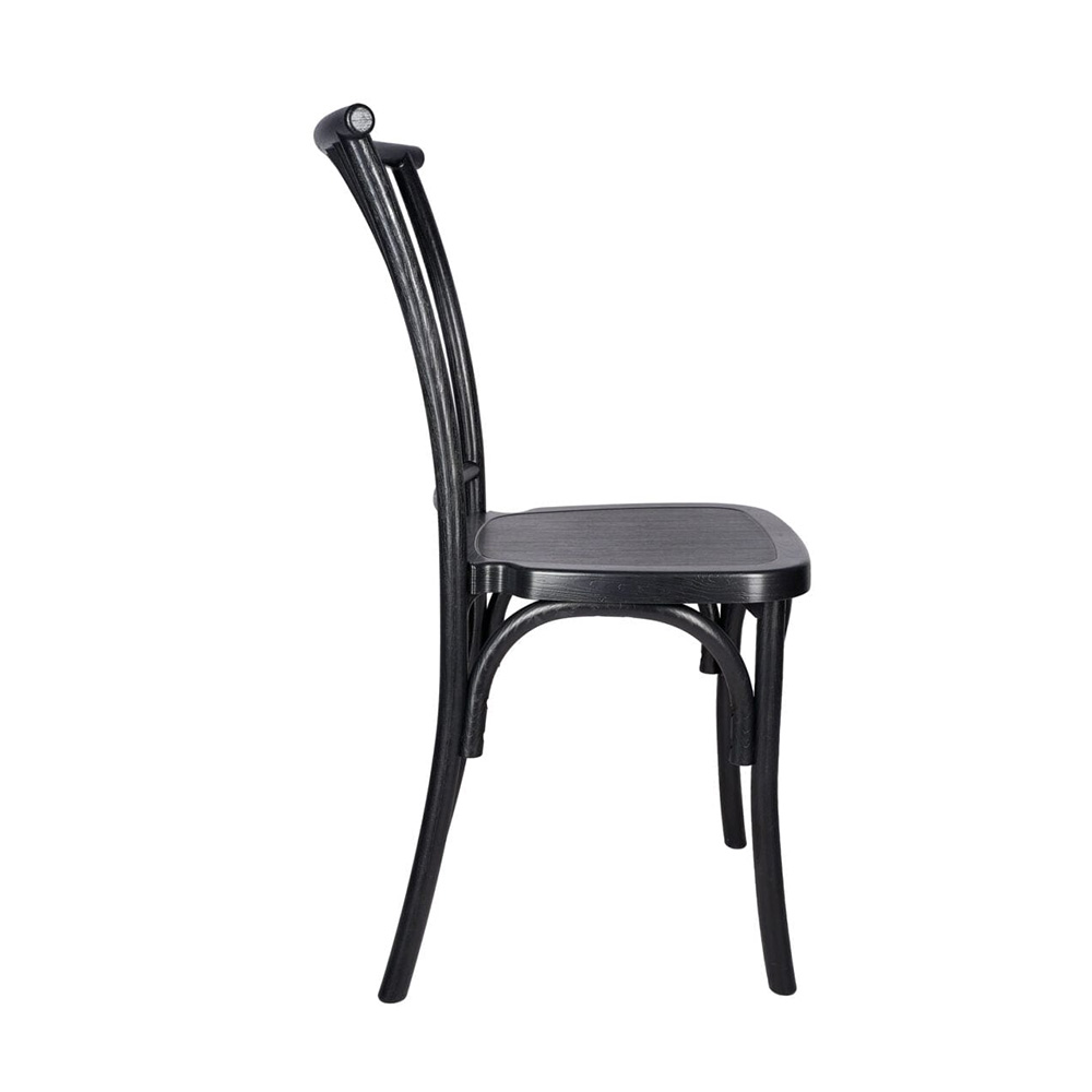 Black Resin Willow Chair