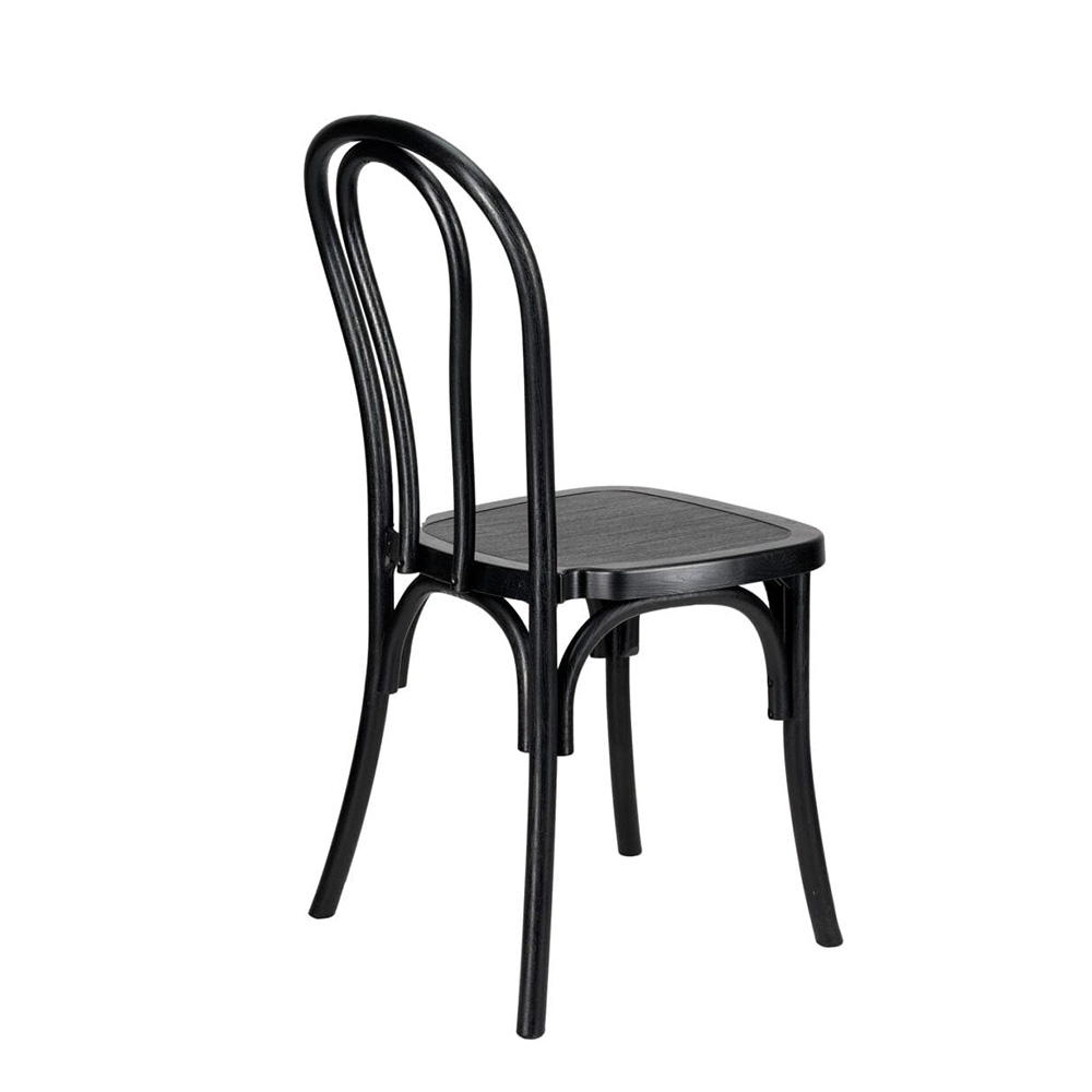 Black Resin Bentwood Chair
