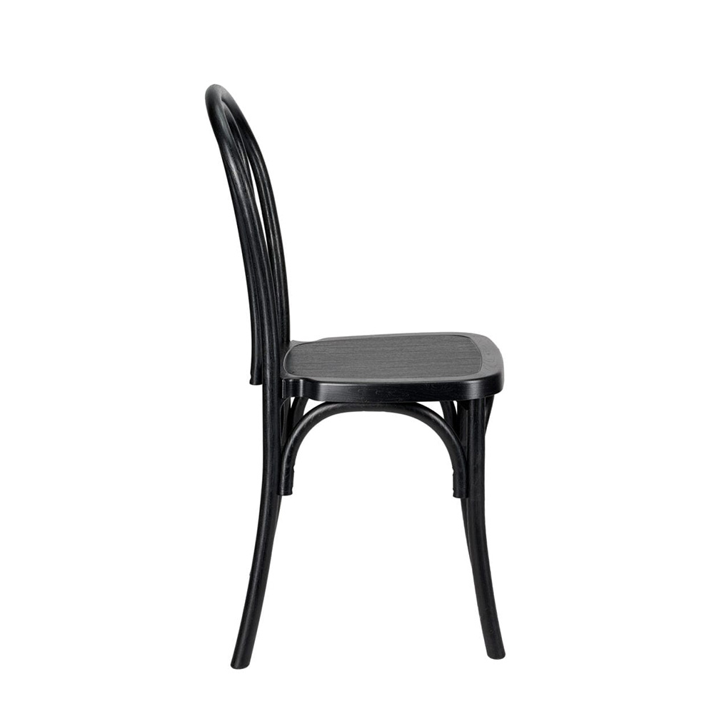 Black Resin Bentwood Chair